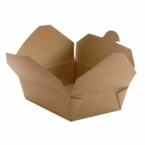 Open No5 Kraft Biodegradable Leakproof Container