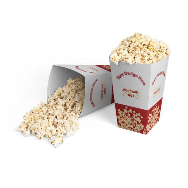 Personalized, Bespoke and Custom Printed Popcorn Boxes
