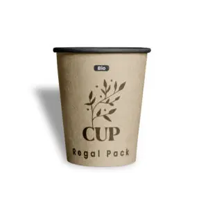 Personalized, Bespoke and Customized Kraft Single Wall Paper Cups with Digital Print