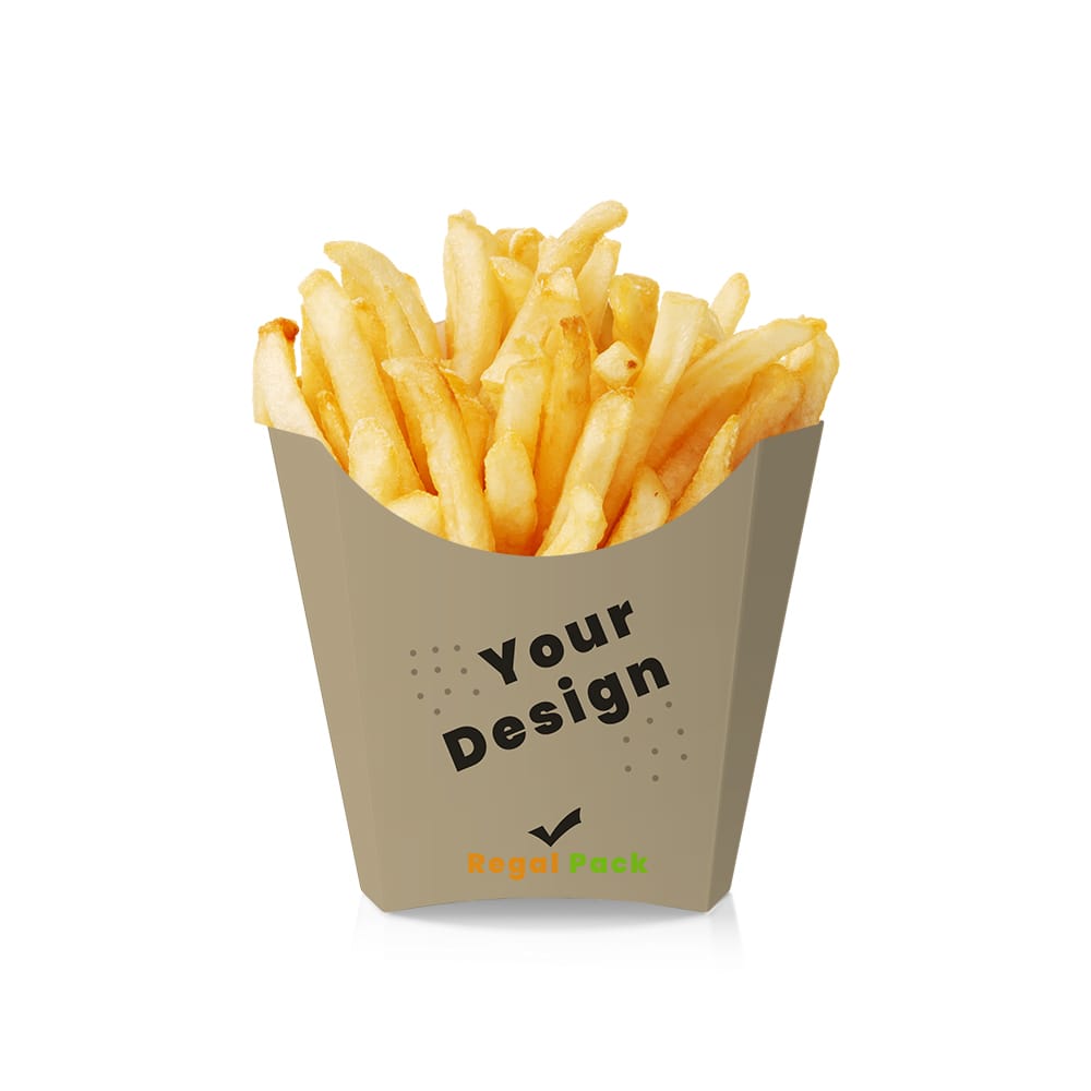 Customized, Bespoke and Personalised Kraft French Fry Box
