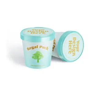 Personalized, bespoke and Custom Printed Food Cups with Lids