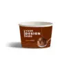 Personalized, Customized and bespoke brown Ice Cream Cups with Digital Print