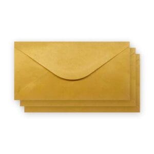 Premium Quality Gold Color DL Shimmer Envelopes 220mm x 110mm