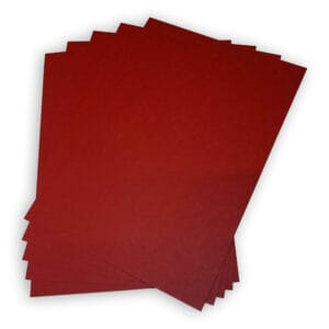 A4 Crimson Red Plain Sheet Card-250GSM