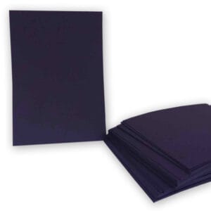A4 Dark Navy Blue Plain Sheet Card-250GSM