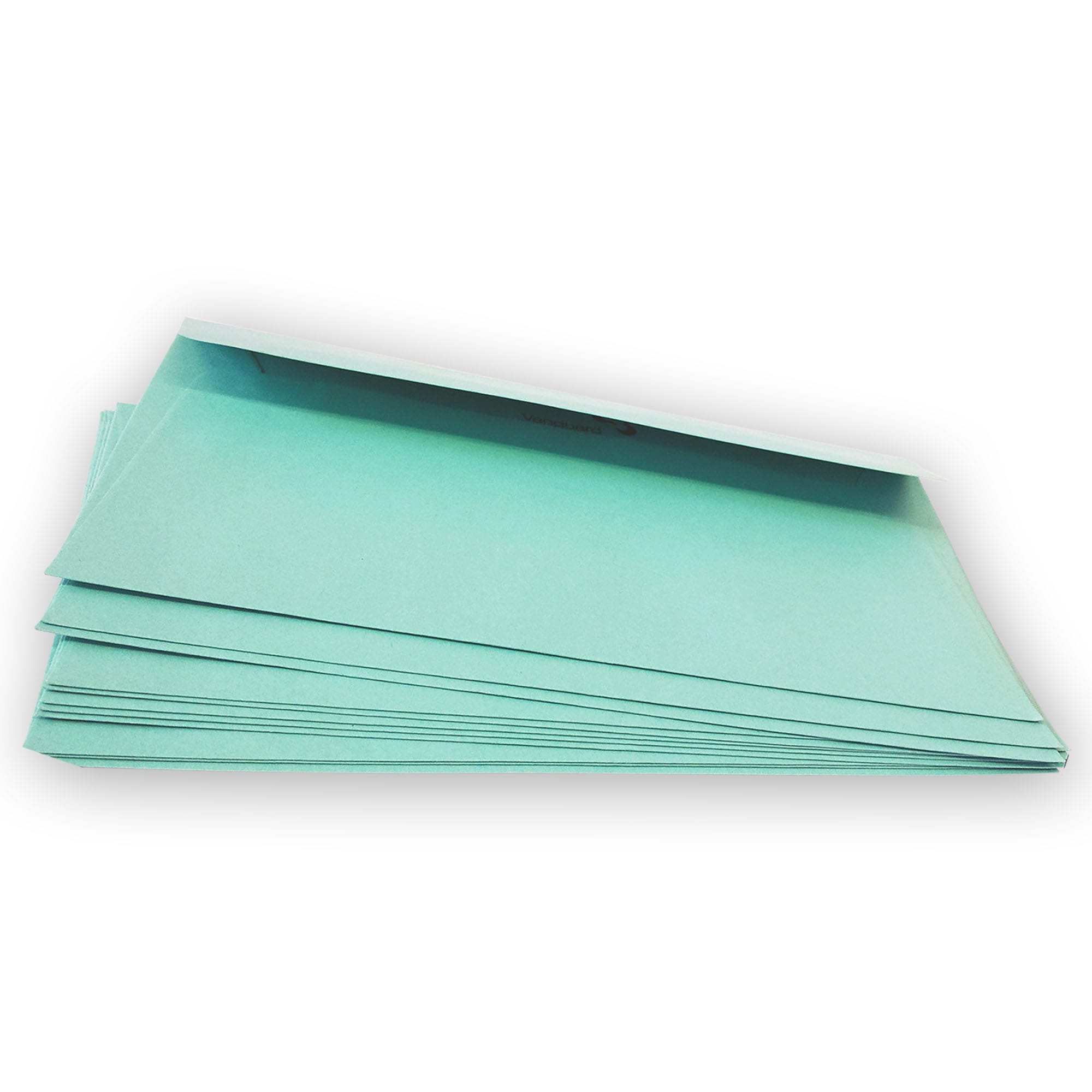Aqua Green High Quality Vanguard Gummed Straight Flap DL Envelopes 120GSM - Image 2