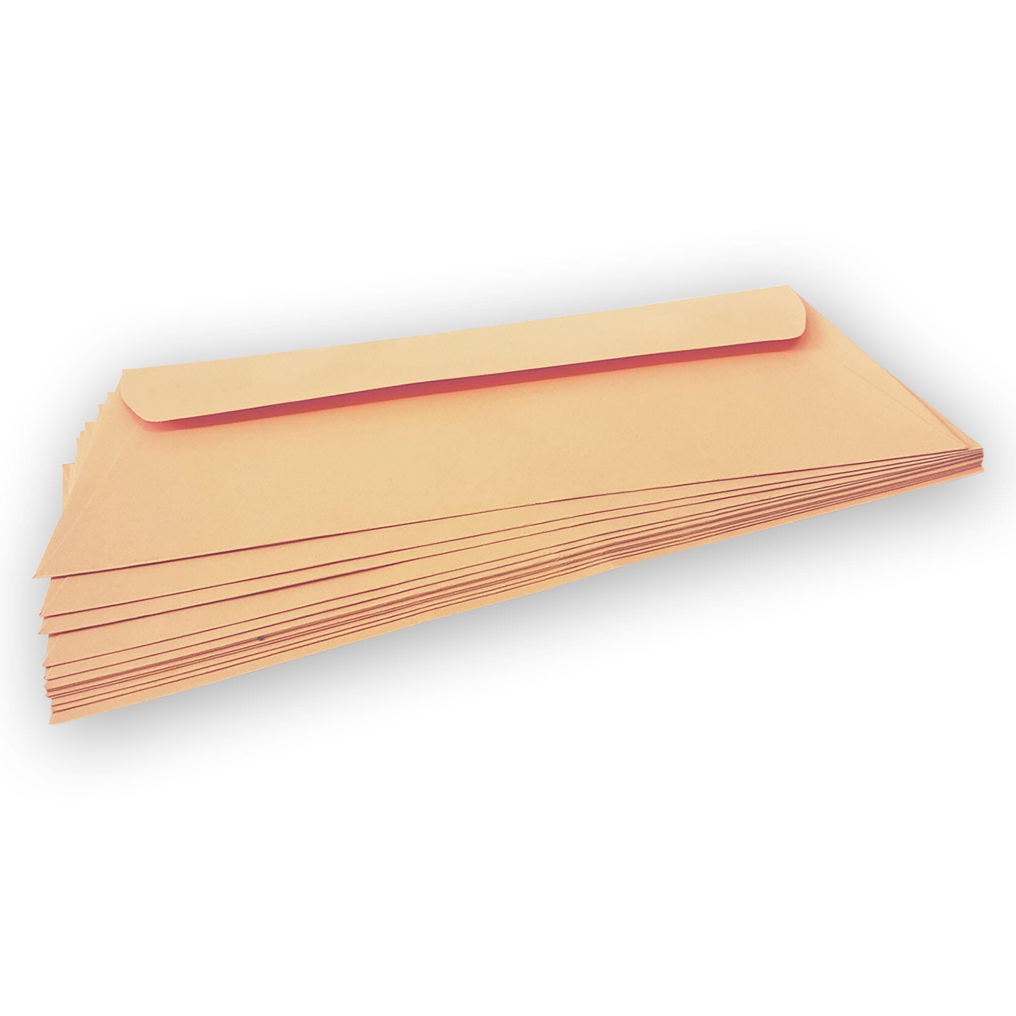 Buff Orange High Quality Vanguard Gummed Straight Flap DL Envelopes 120GSM - Image 2