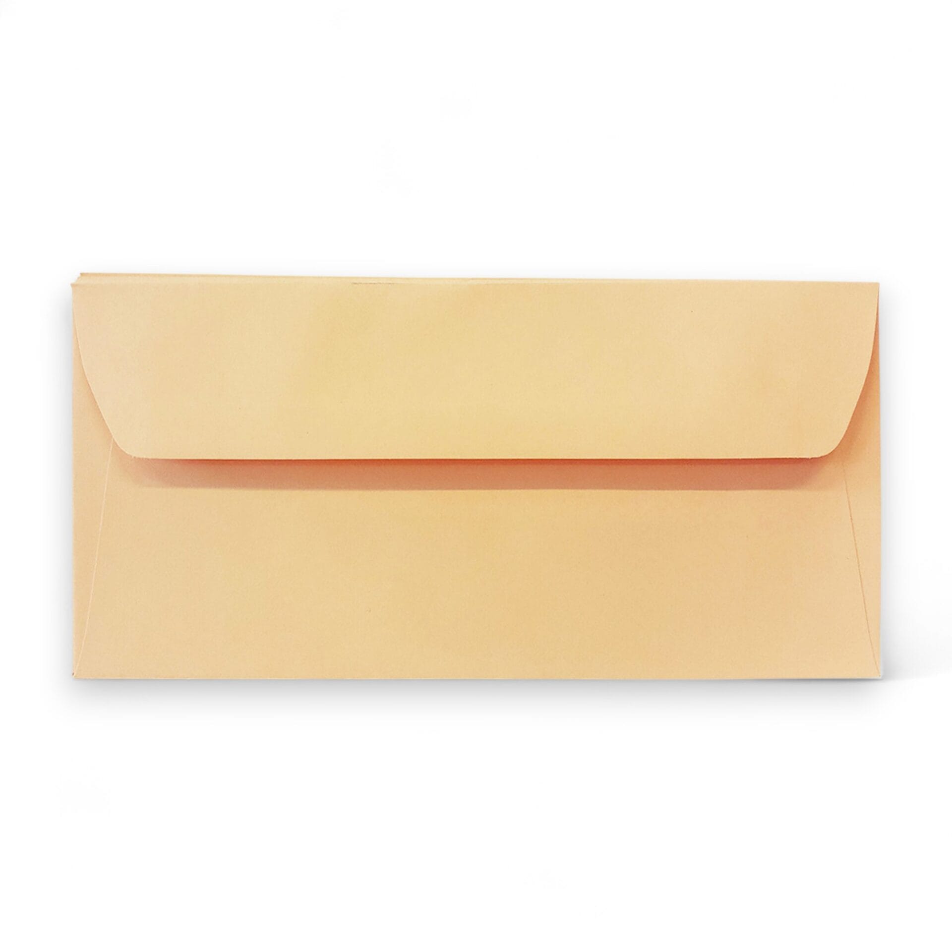 Buff Orange High Quality Vanguard Gummed Straight Flap DL Envelopes 120GSM