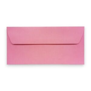 Cerise Pink High Quality Vanguard Gummed Straight Flap DL Envelopes 120GSM