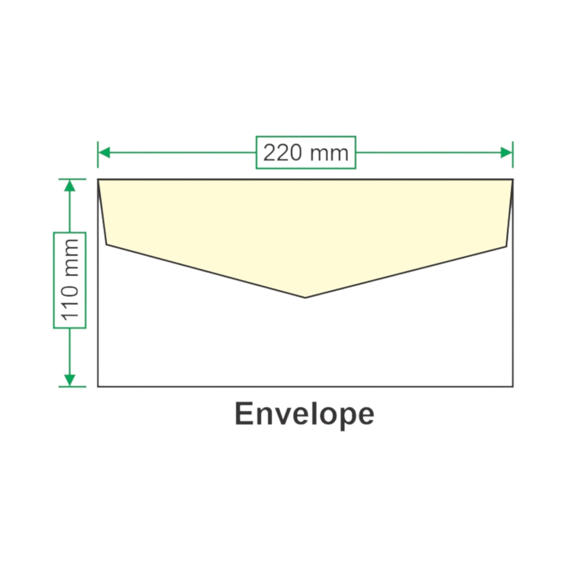 Aqua Green High Quality Vanguard Gummed Straight Flap DL Envelopes 120GSM - Image 3