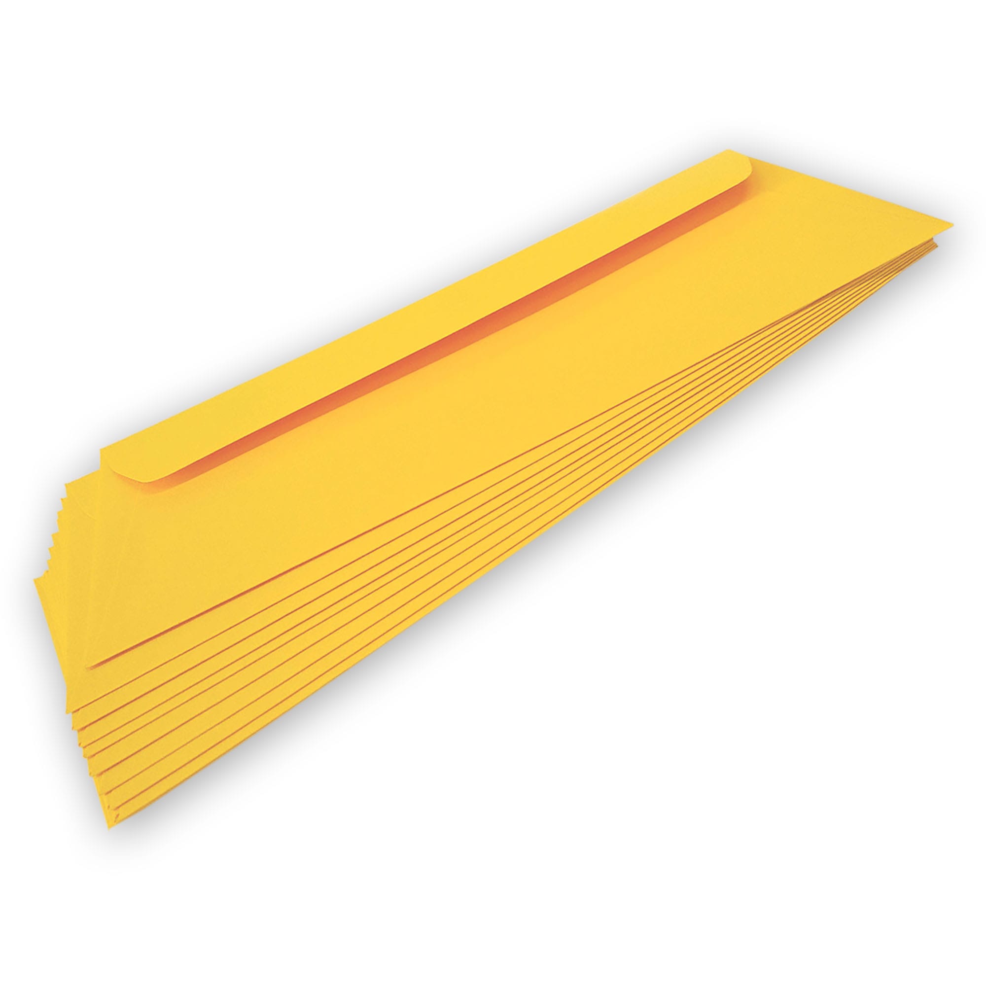 Gold High Quality Vanguard Gummed Straight Flap DL Envelopes 120GSM - Image 2