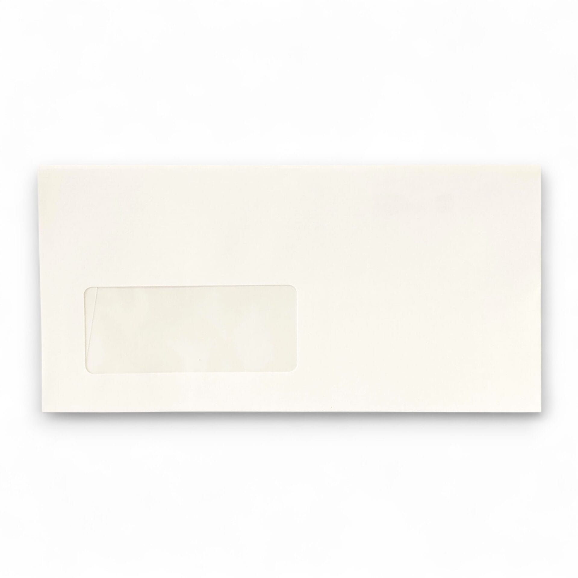 Laid Bright White Quality Peal and Seal Straight Flap DL Envelopes with Window 120GSM