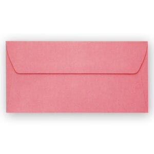 Salmon Pink High Quality Vanguard Gummed Straight Flap DL Envelopes 120GSM