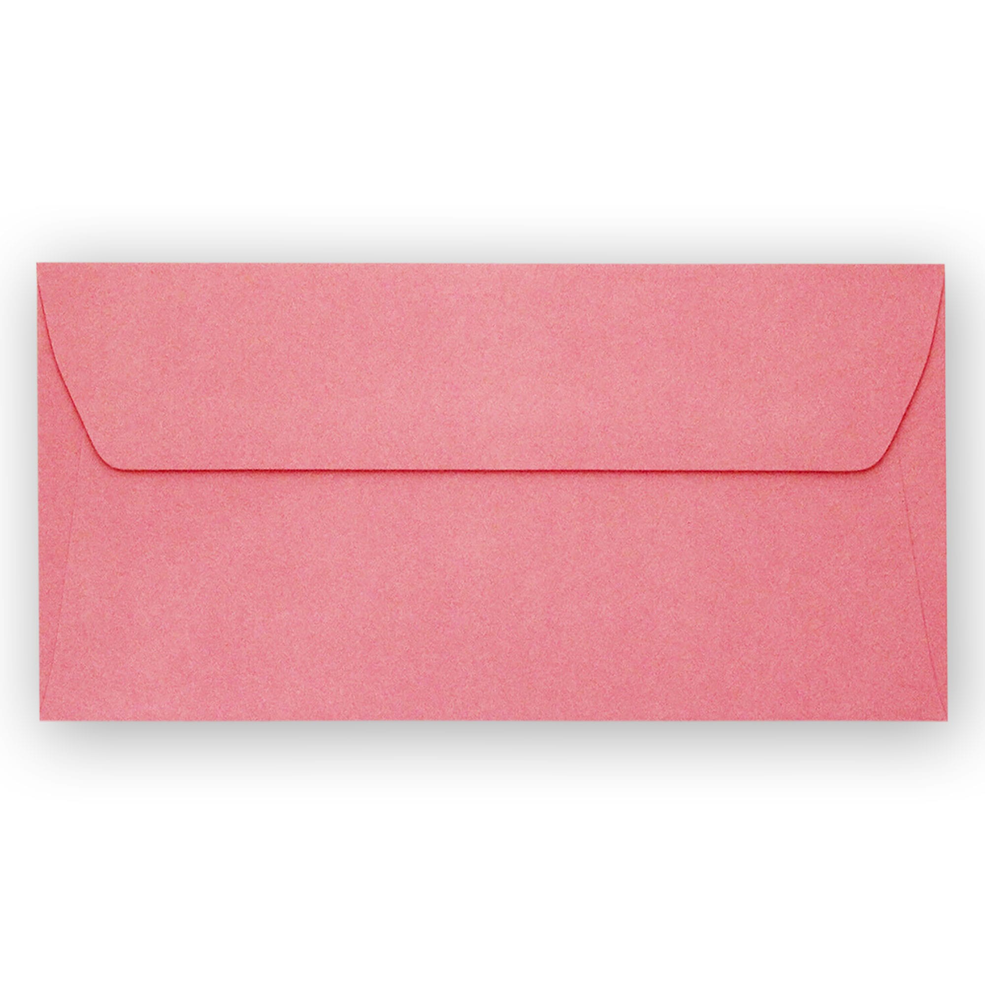 Salmon Pink High Quality Vanguard Gummed Straight Flap DL Envelopes 120GSM