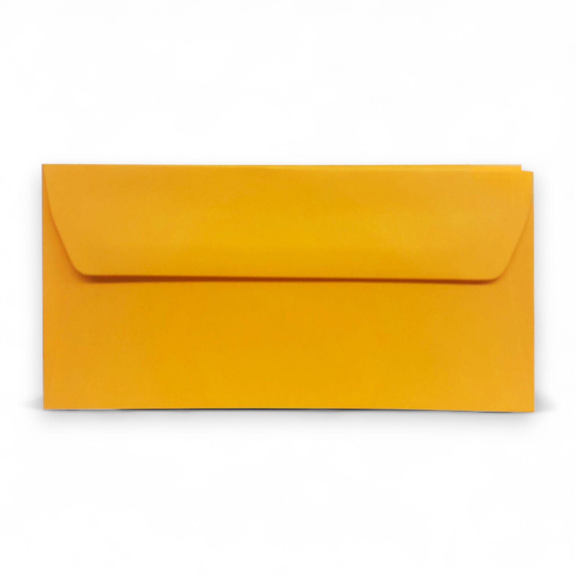 Tangerine Orange High Quality Vanguard Gummed Straight Flap DL Envelopes 120GSM