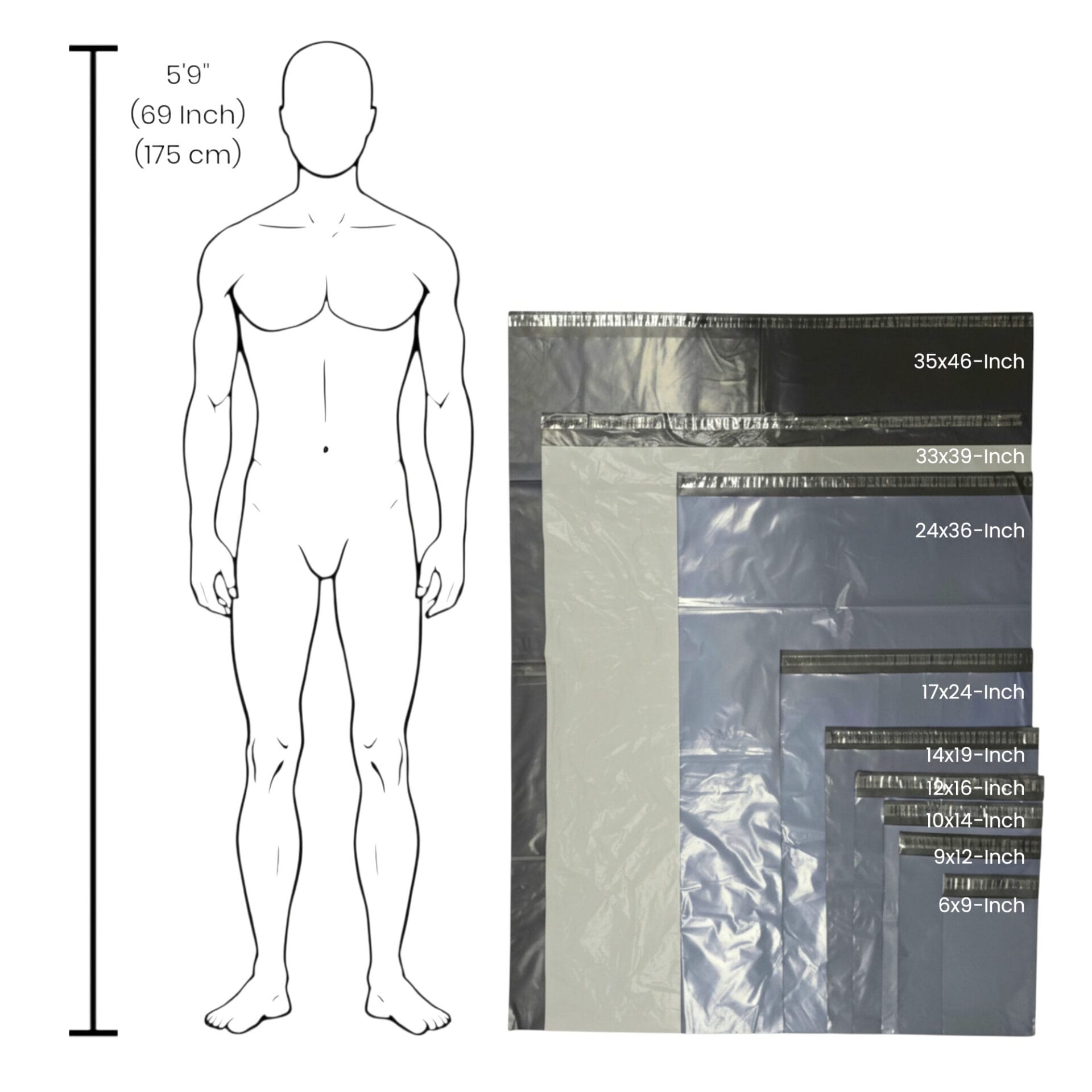 Grey Mailing Bags ? Strong Poly Parcel Postage Self Seal Postal Packaging