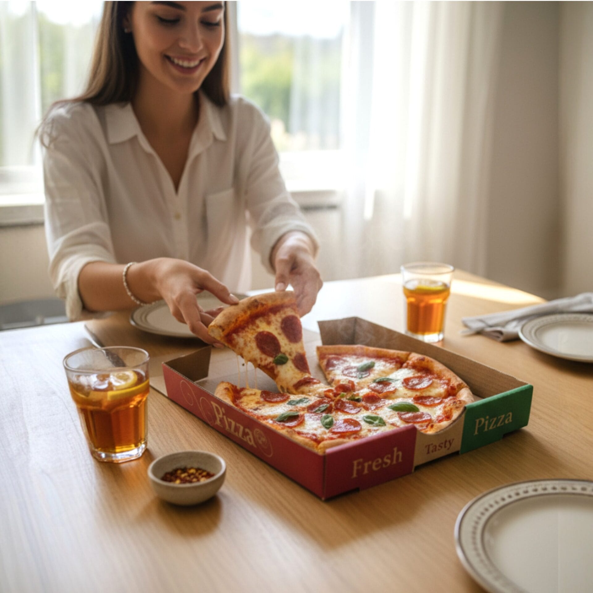 Printed Pizza Boxes of 9, 12 & 15 Inch - Image 4