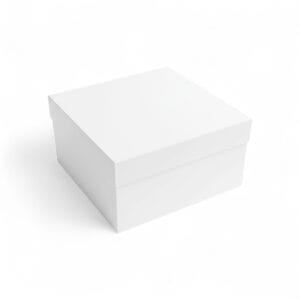 White Square Cake Boxes 10" 12" 14" Wide and 6" Tall