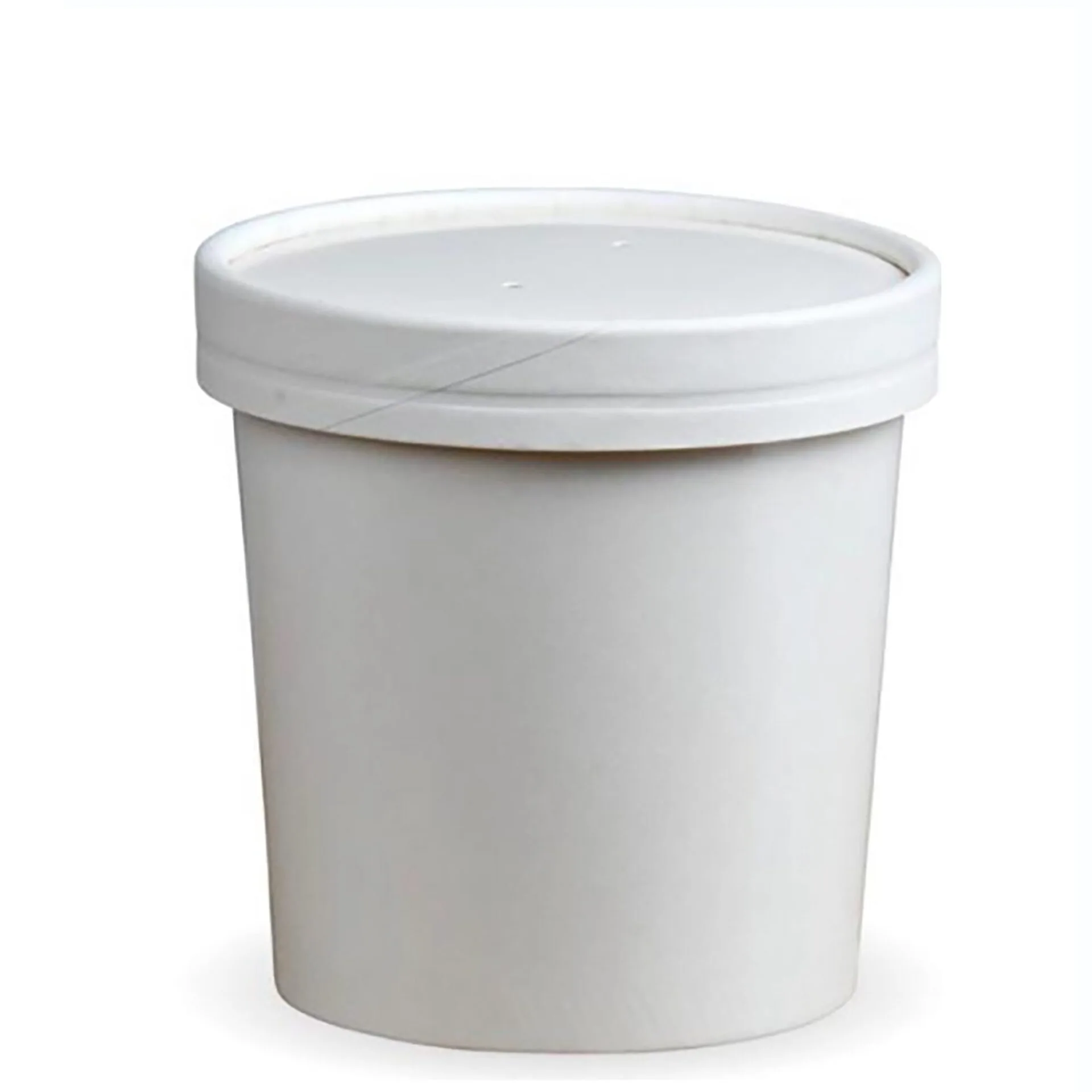 12oz/355ml White Soup Container With Lid