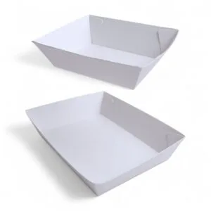 White Food Trays