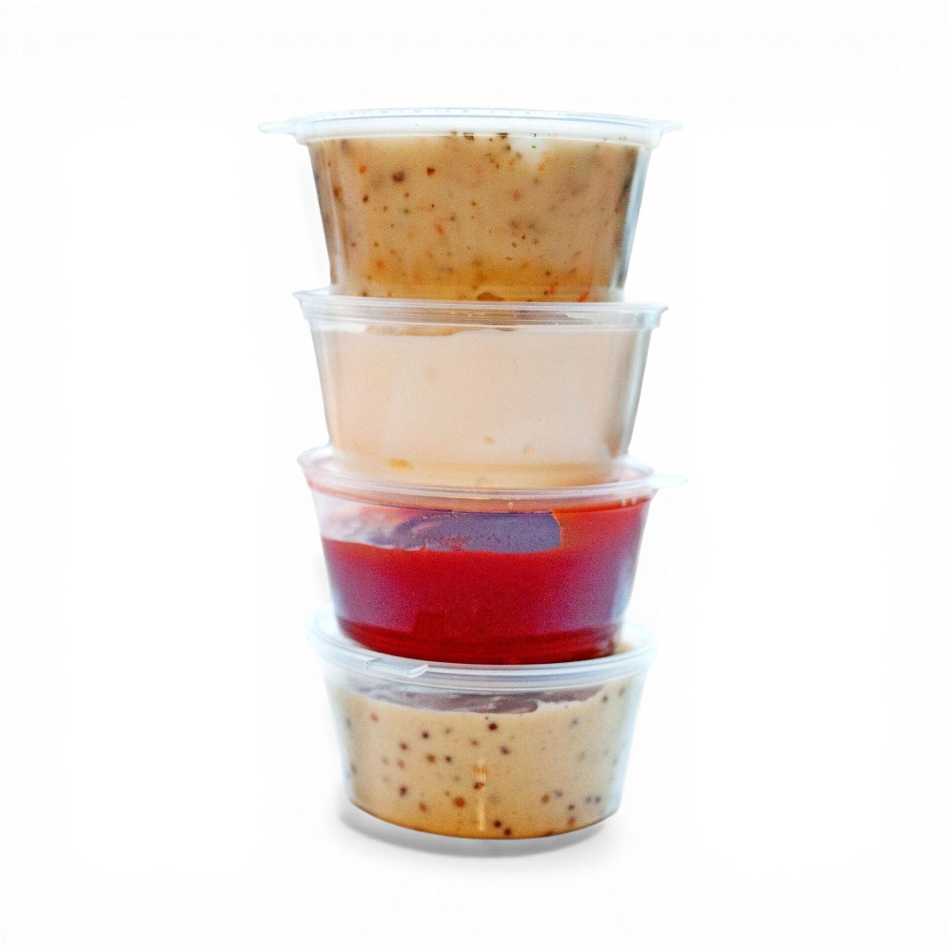 2oz Clear Hinged Lids Sauce Pots - Image 6