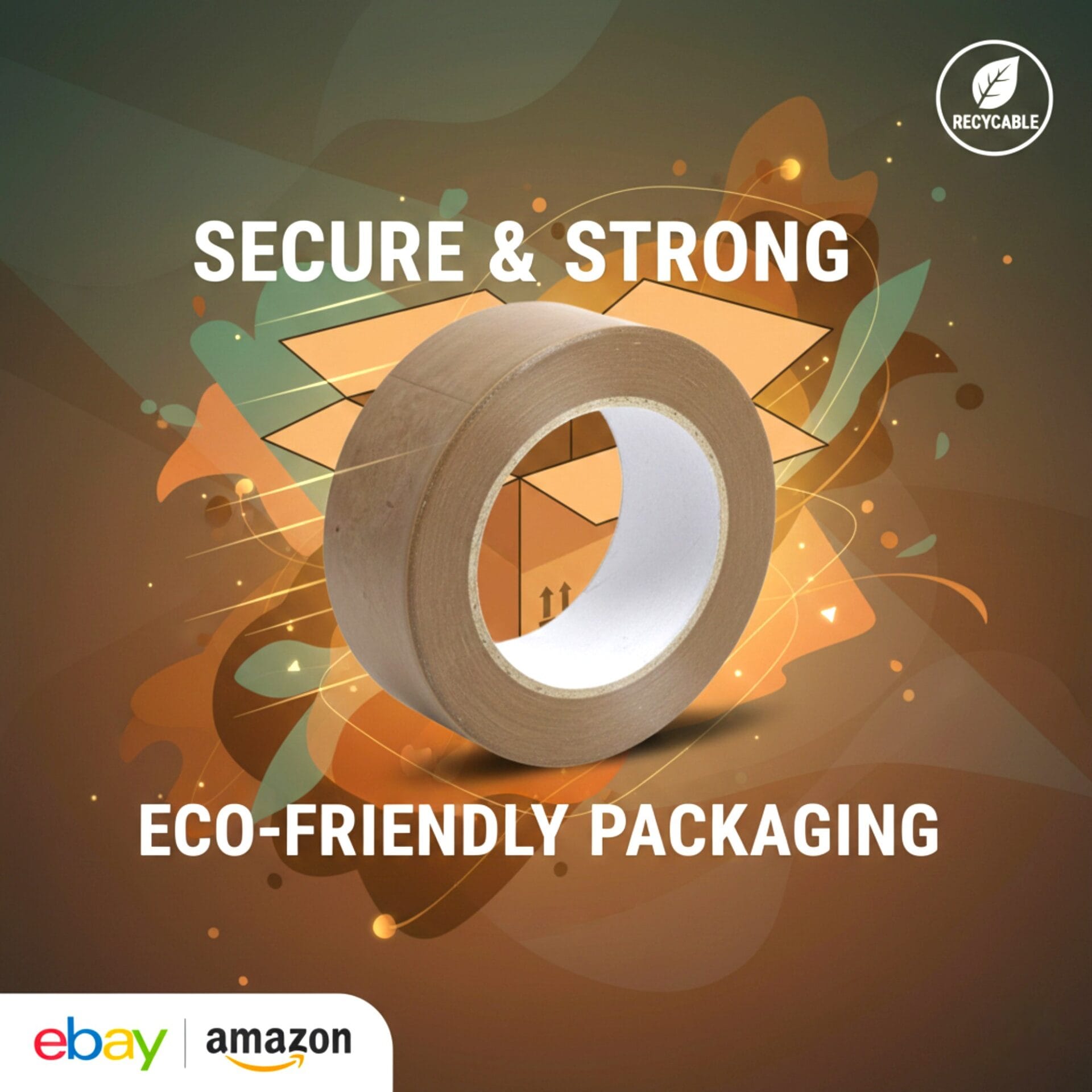 Brown Kraft Paper Tape | Eco-Friendly Packaging Tape | Strong, Recyclable & Biodegradable - Image 6