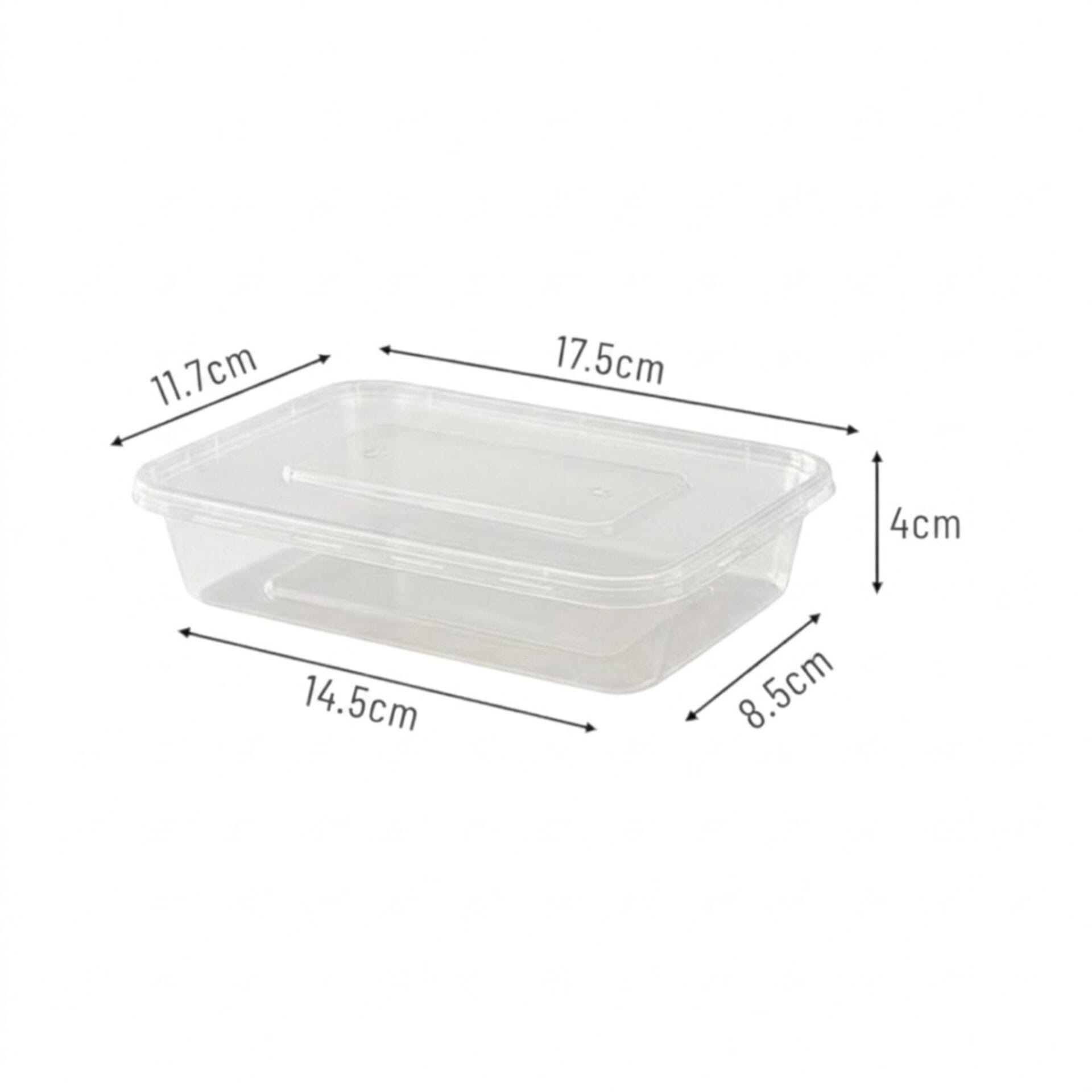 Plastic Food Containers with Lids – 500ml & 650ml - Image 10