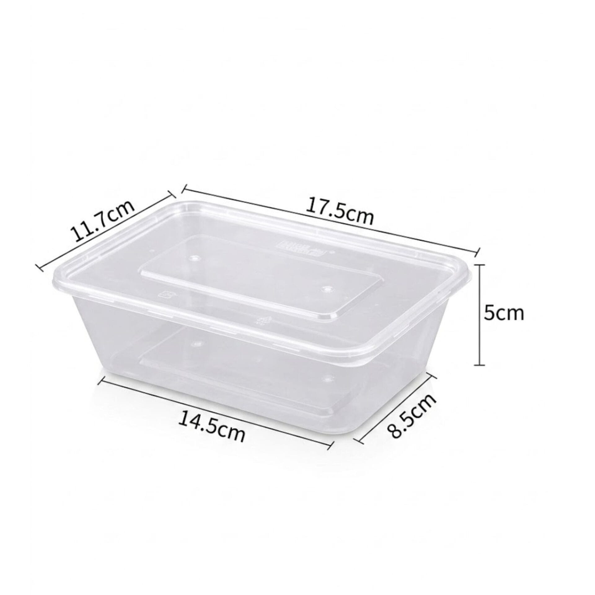 Plastic Food Containers with Lids – 500ml & 650ml - Image 11