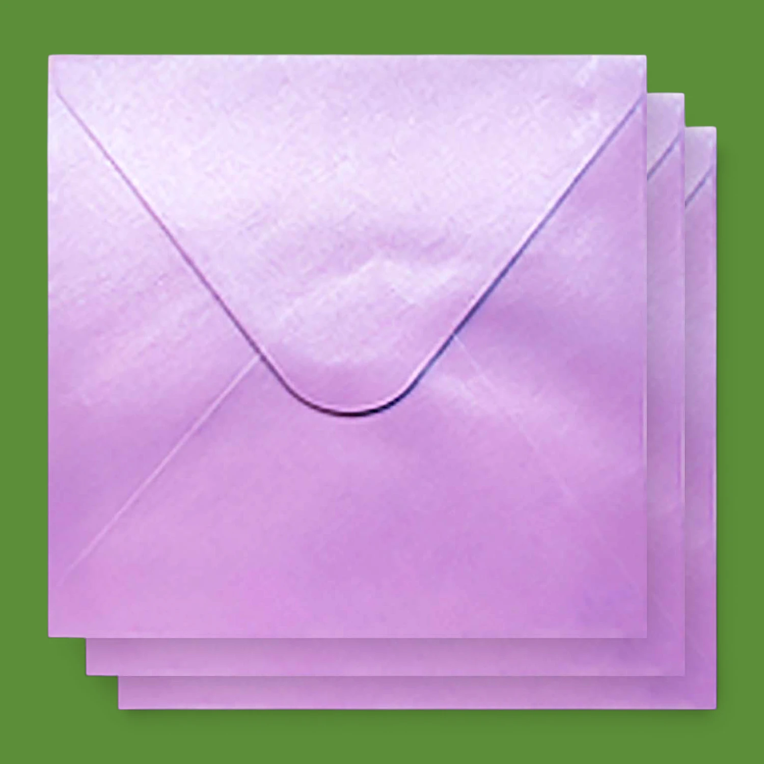6"x6" Purple Shimmer Envelopes - 100GSM