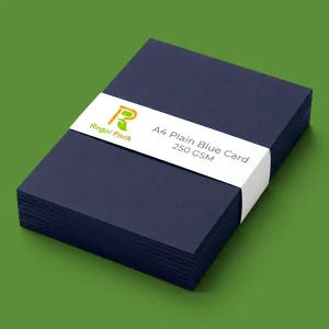 A4 Dark Navy Blue Plain Sheet Card-250GSM