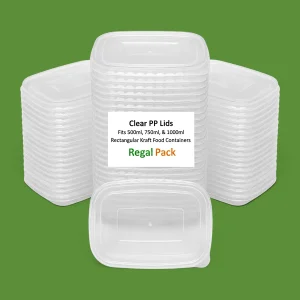 Clear PP Rectangular Lids