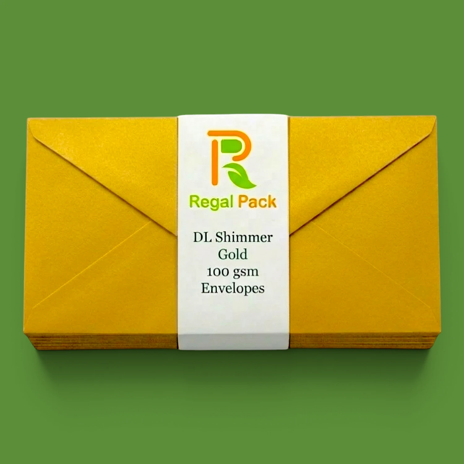 DL Gold Shimmer Envelopes - 100GSM