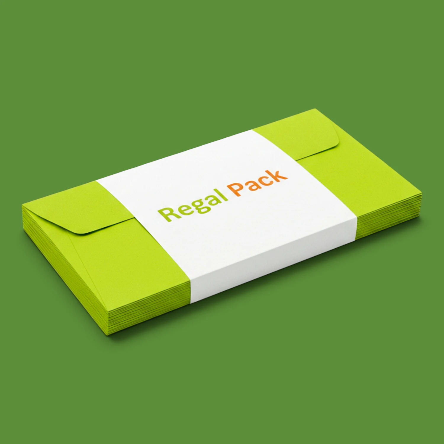 DL Lime Green Envelopes - 120GSM