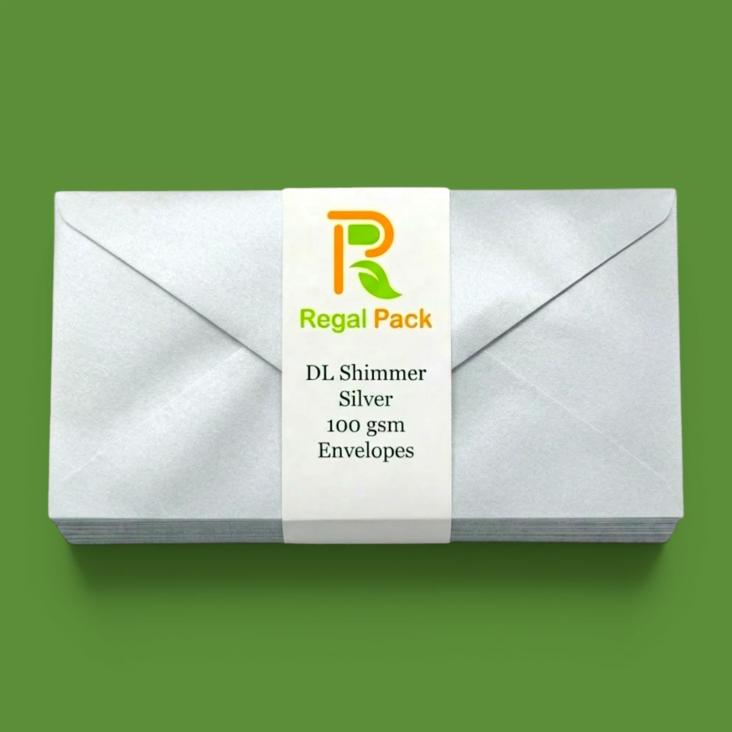DL Silver Shimmer Envelopes - 100GSM