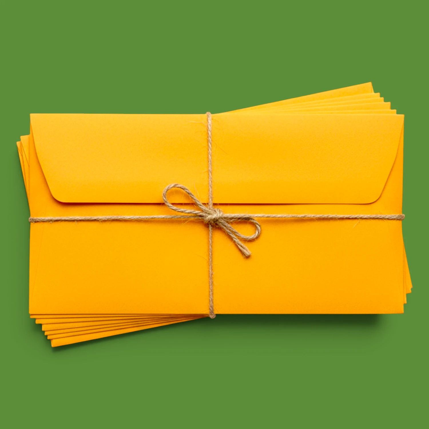 DL Tangerine Orange Envelopes - 120GSM