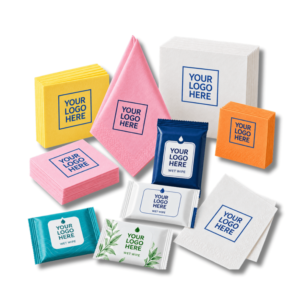 NAPKINS WITH WHITE BG