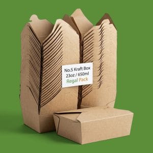 No5 Kraft Box 23oz/650ml
