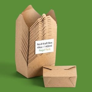 No8 Kraft Box 49oz/1400ml