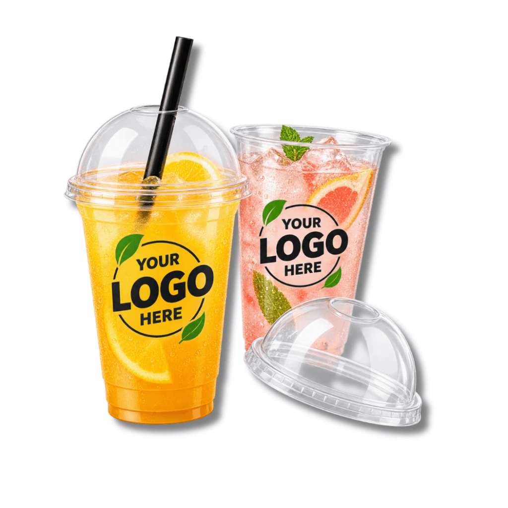 PLASTIC CUPS WHITE BG