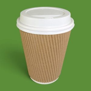 12oz Ripple Coffee Cup With Lid