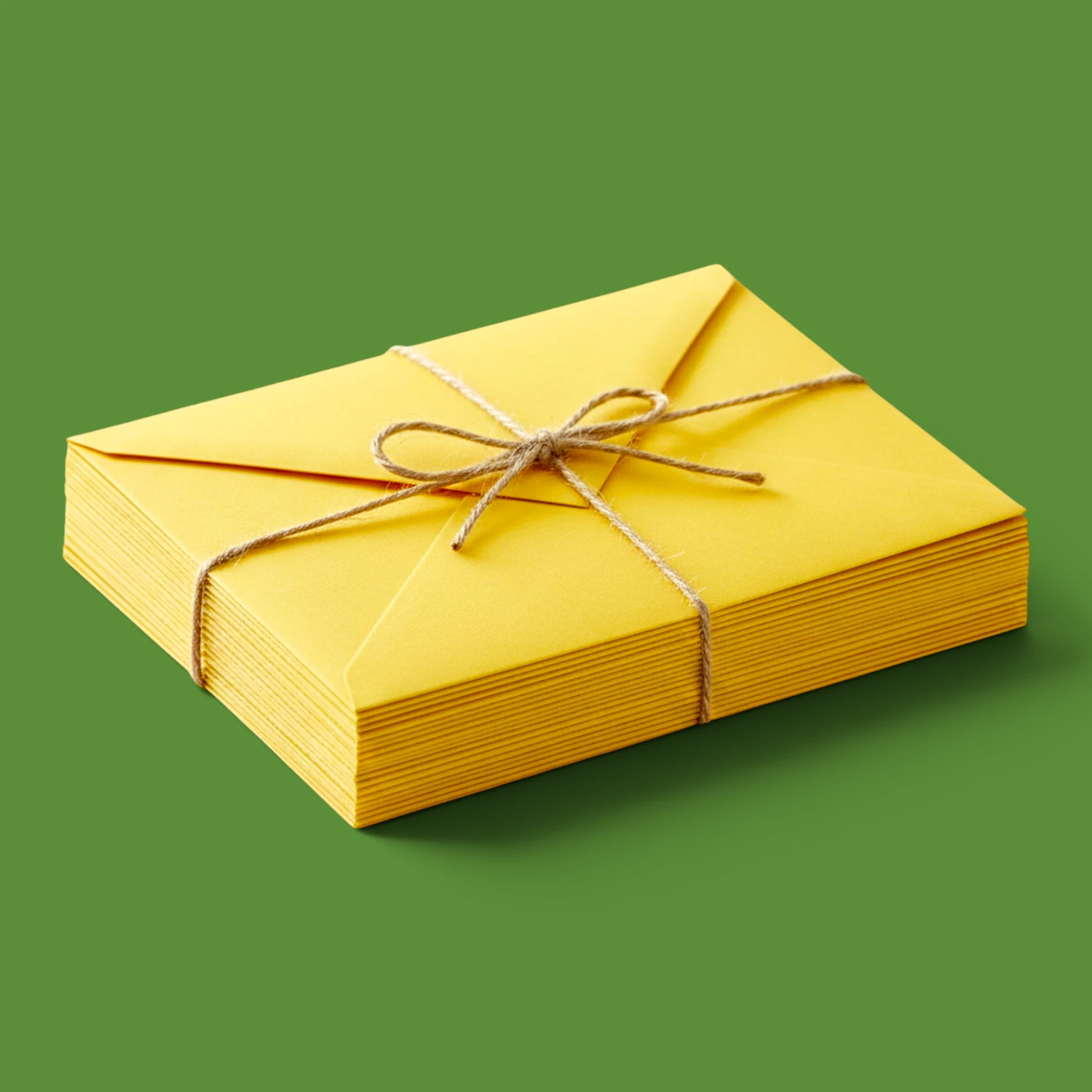 Yellow RSVP Diamond Envelopes