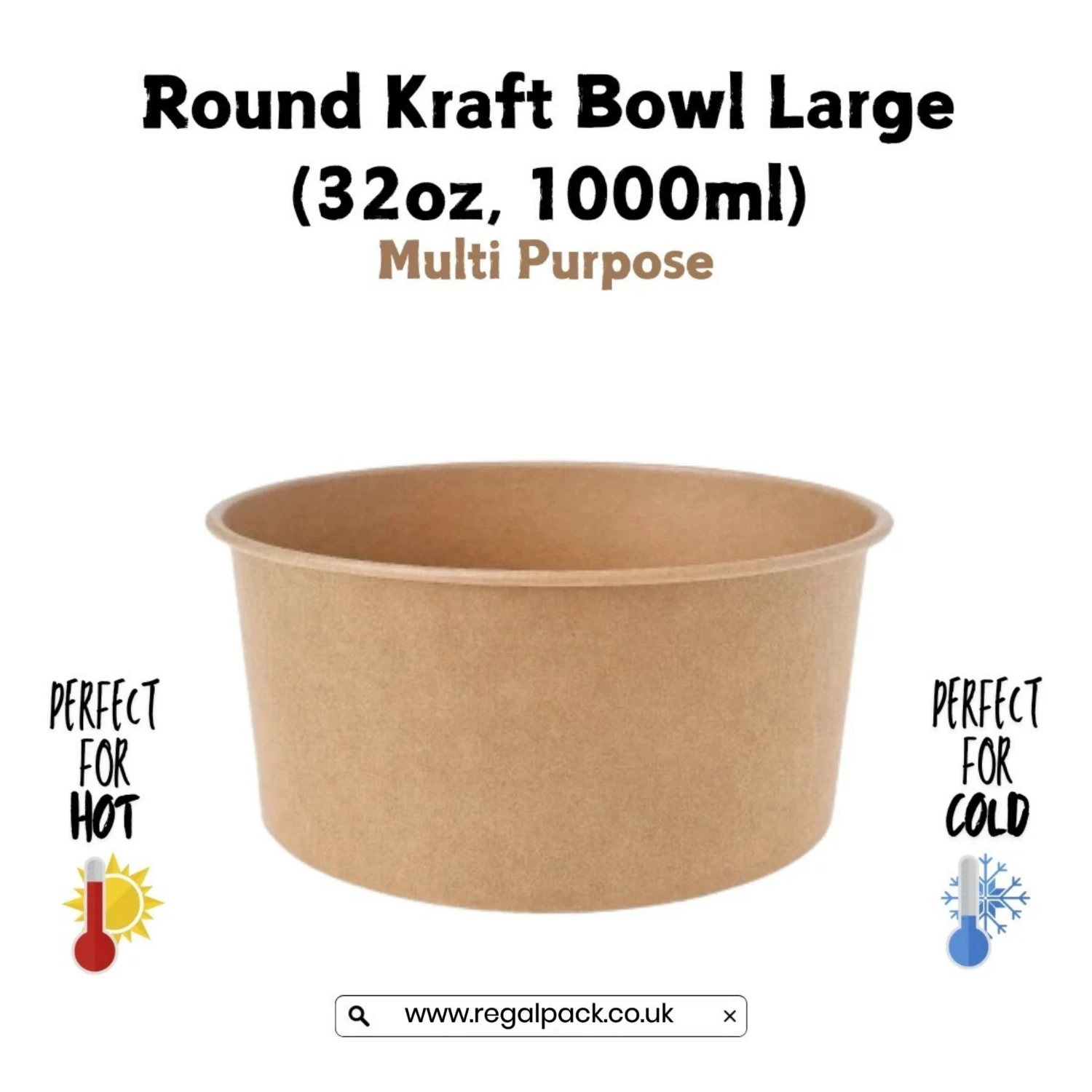 1000ml Round Bowl - Image 3