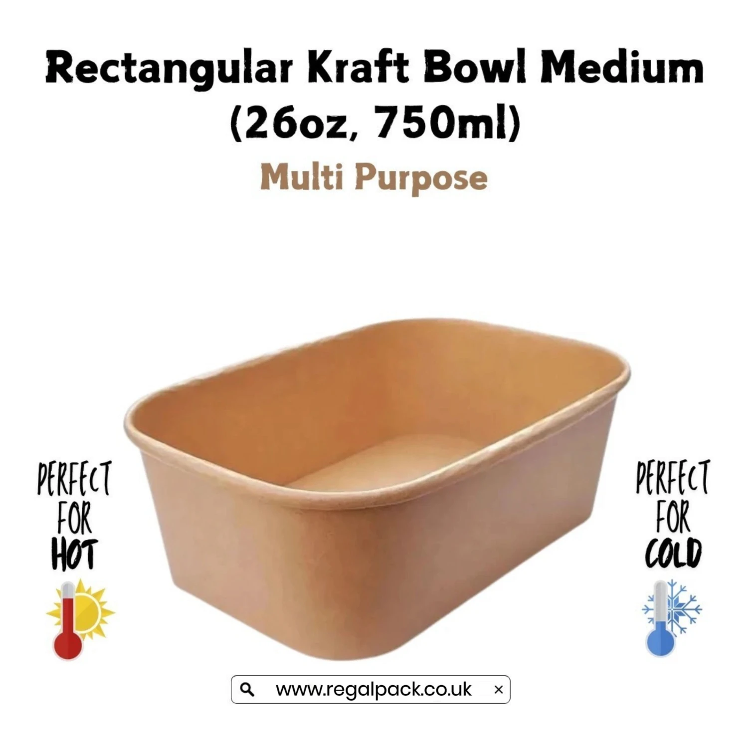 750ml Rectangular Container - Image 4