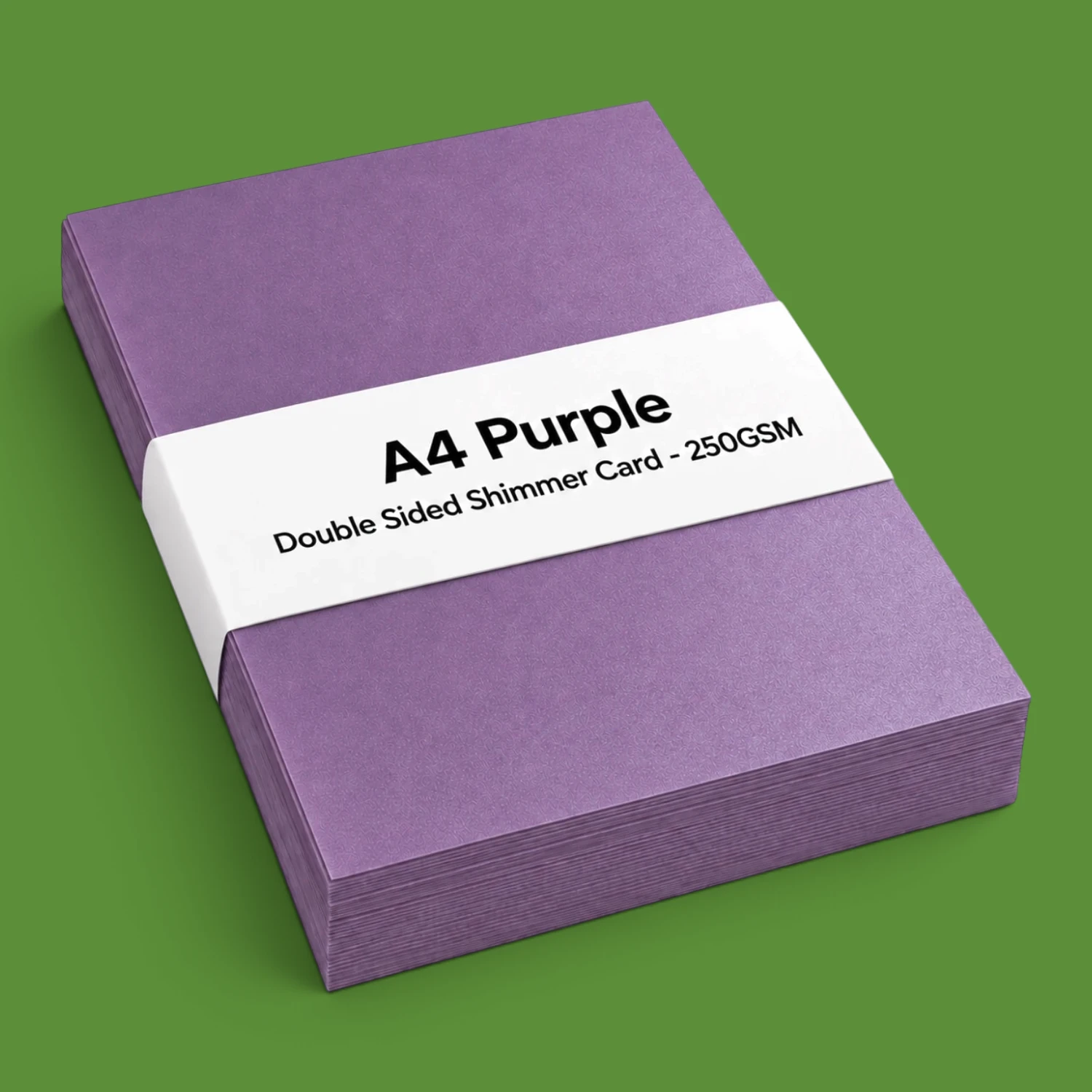 A4 Purple Double Sided Shimmer Card - 250GSM