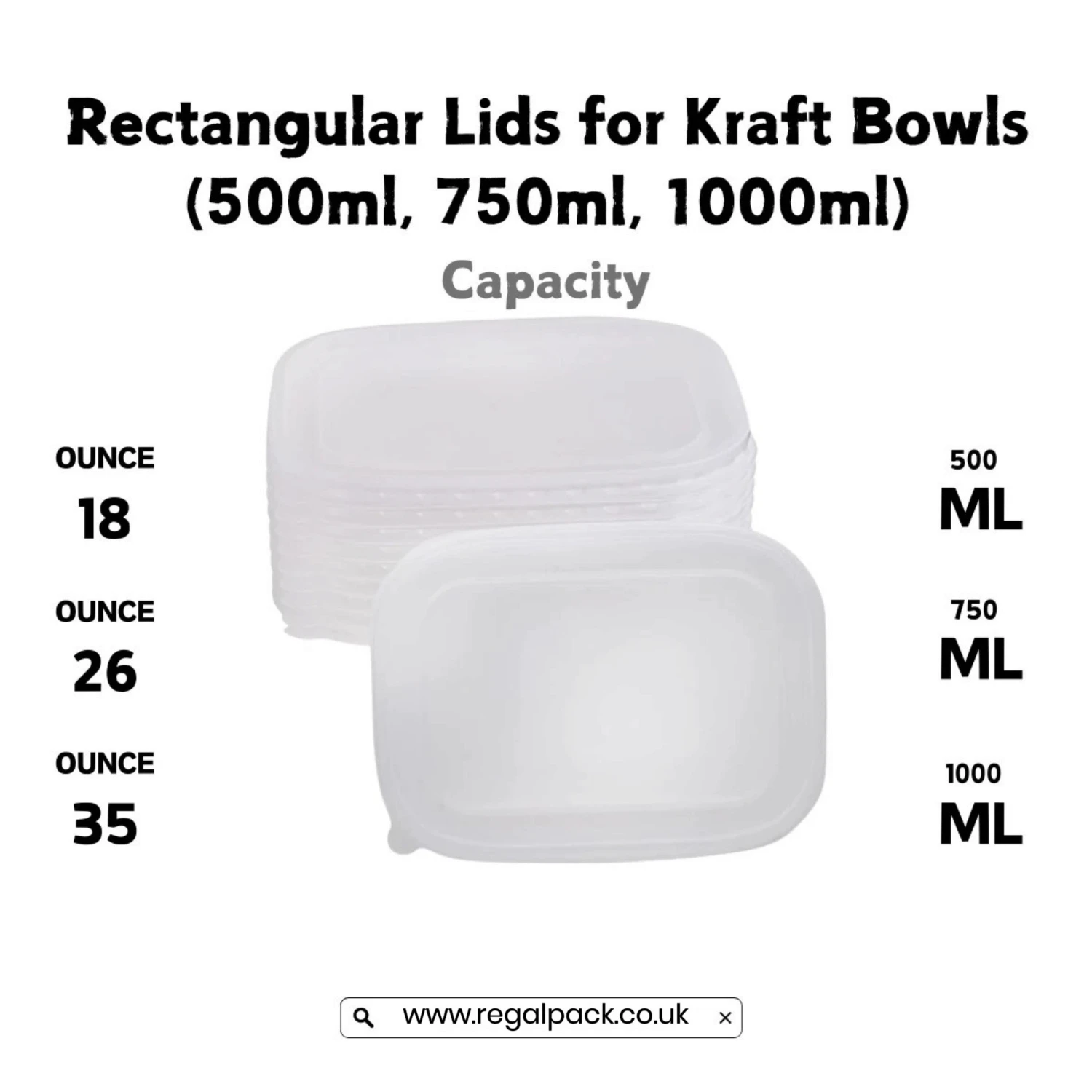 Clear PP Rectangular Lids - Image 6