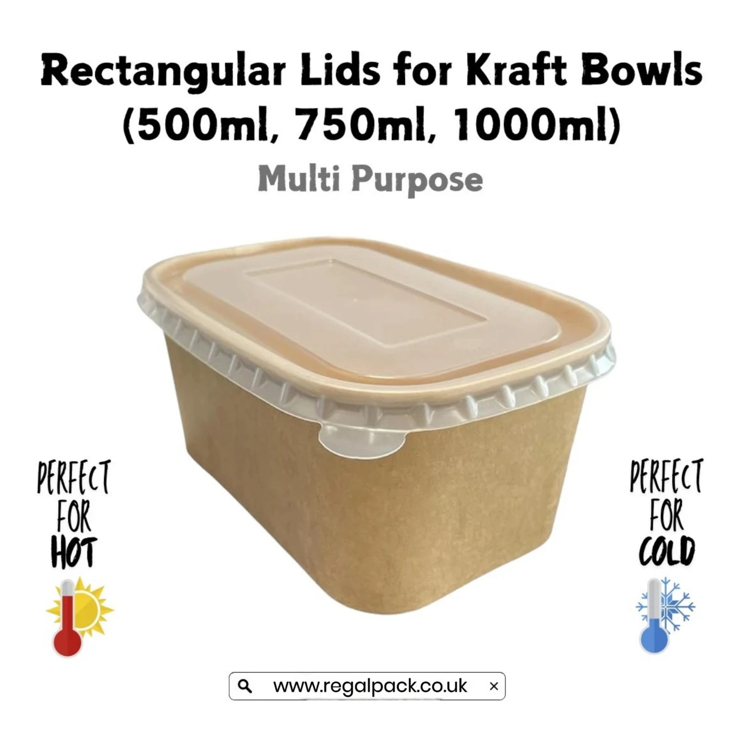 Clear PP Rectangular Lids - Image 5