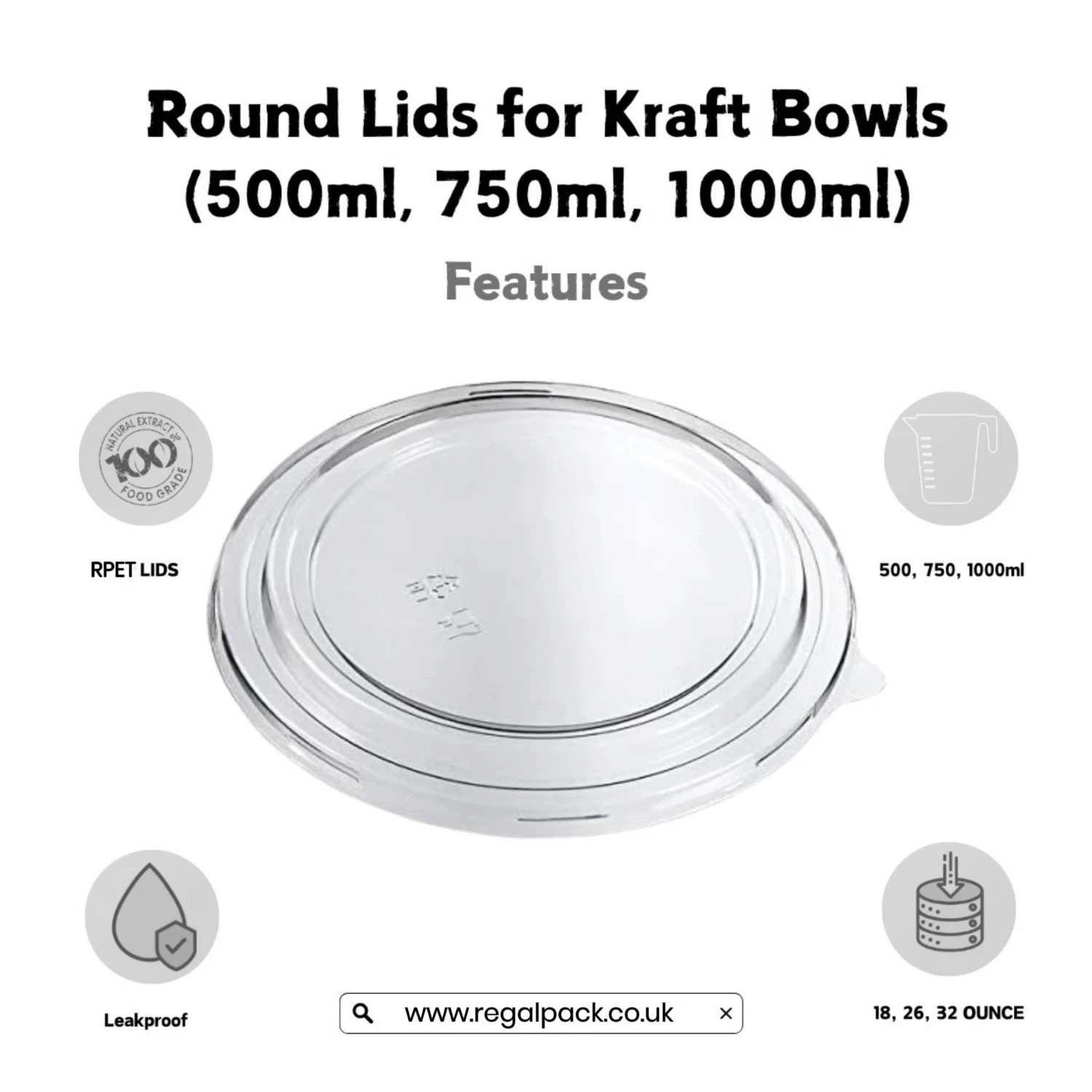 RPET Round Lids - Image 5